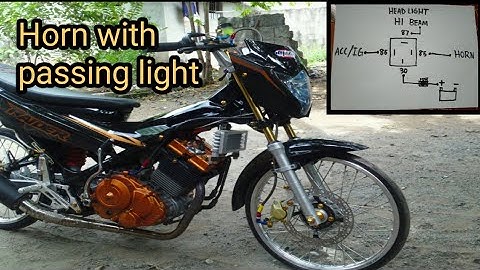 How to install horn with passing Light | raider 150 | Applicable in any motorcycle