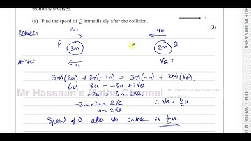 WME01/ 01, Mechanics M1 (IAL) June 2019, Q1, Momentum & Impulse