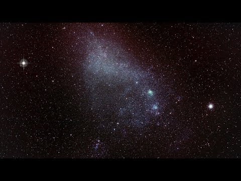 Малое Магелланово Облако (Small Magellanic Cloud) - убегающая галактика-спутник Млечного Пути