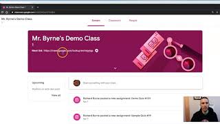 You can now schedule and launch google hangouts meet events directly
from classroom. use the same link for all in your