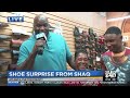 Teen reacts to Shquille O'Neal gifting him 10 pairs of shoes