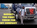 bought the first truck for my company || owner operator