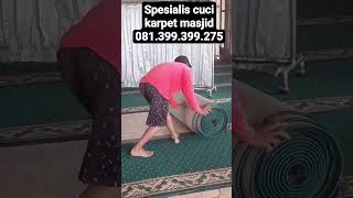 jasa cuci karpet masjid spesialis cuci karpet masjid #cucikarpetmasjid
