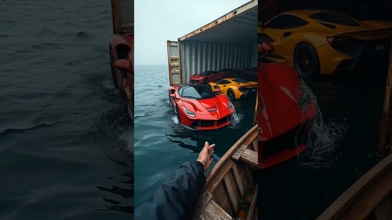 Supercar Cargo Lost at Sea – We Found It! | Supercars Floating in the Middle of the Ocean 