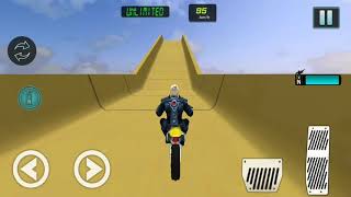 Impossible Mega Ramp Moto Bike Rider: Superhero 3D gameplay walkthrough FG games screenshot 2