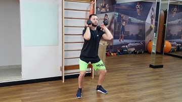 Agachamento com desenvolvimento