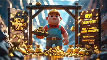 New Gold Mining Daily | Hire Workers & Withdraw Easily 🔥💰 |  Mining Site Pays! Fast Payouts