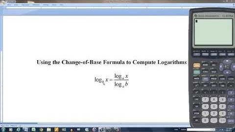 Using the Change-of-Base Formula to Compute Logarithms