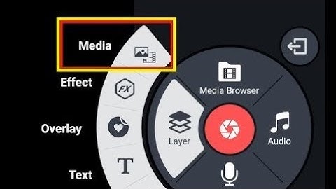 How to add media layer in kinemaster