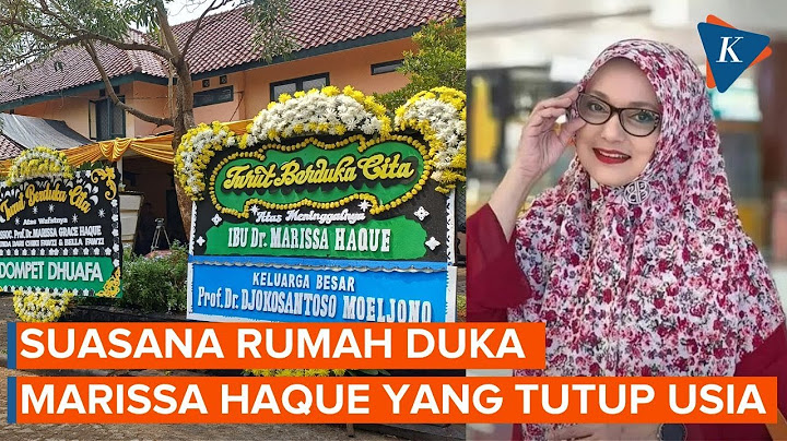 Suasana di Rumah Duka Marissa Haque, Istri Ikang Fawzi, yang Meninggal Dunia