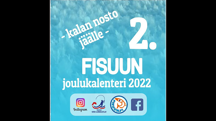 LUUKKU 2 - Fisuun-joulukalenteri 2022