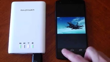 RAVPower Wireless Filehub - iOS / Android - Wireless External Storage