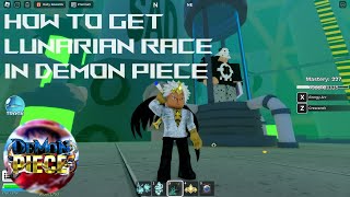 How to get Lunarian Race in Demon Piece [Roblox] #roblox #gaming #demonpiece #onepiece #lunarian