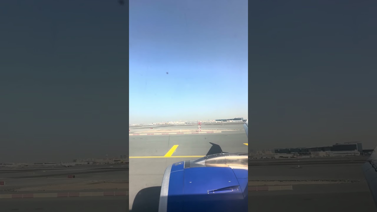 Hyderabad to Dubai arrival Indigo flight 6E 1465