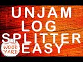 #237 - How to remove a jammed log in a Wood Splitter - Fast And Easy