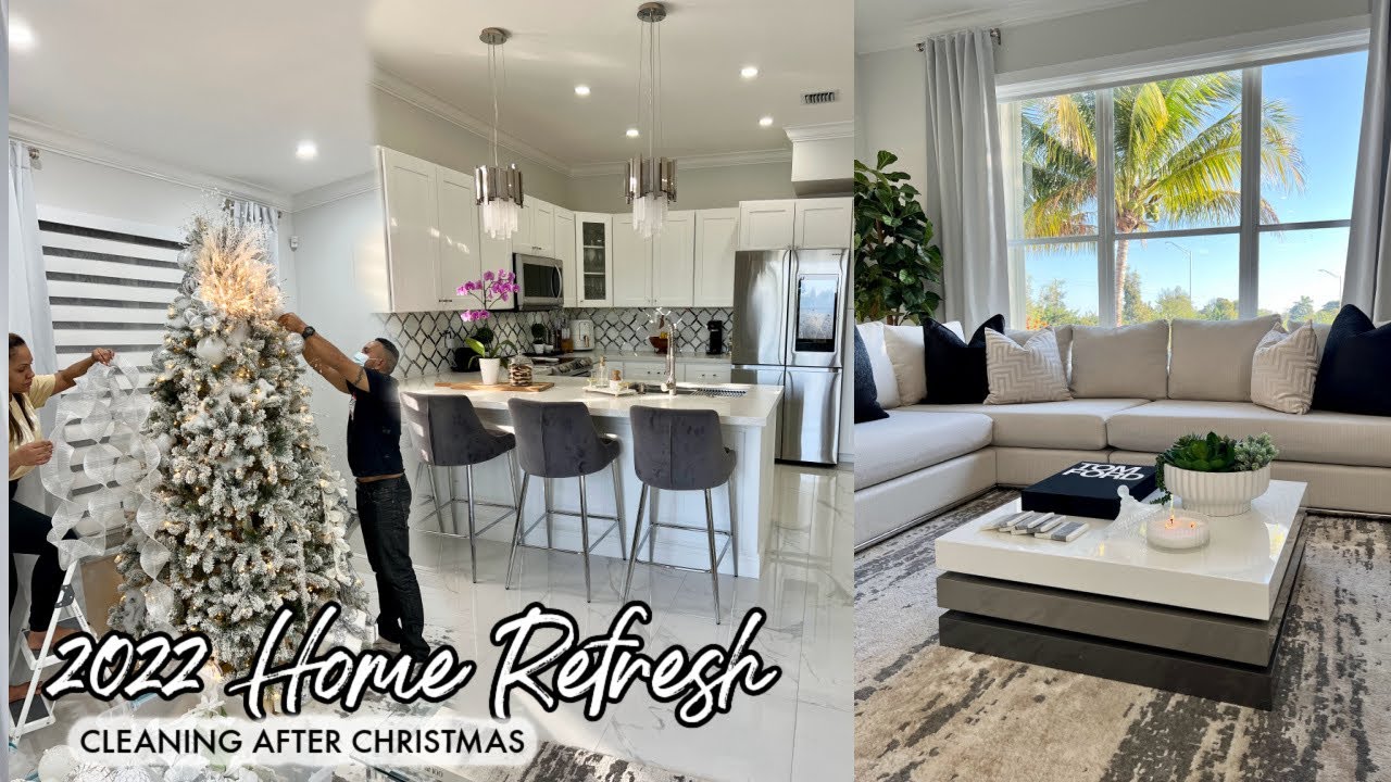 HOME RESET TAKING DOWN CHRISTMAS DECOR GETTING THE HOUSE ORGANIZED