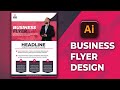 Illustrator CC Tutorial | Graphic Design | Business Flyer Design