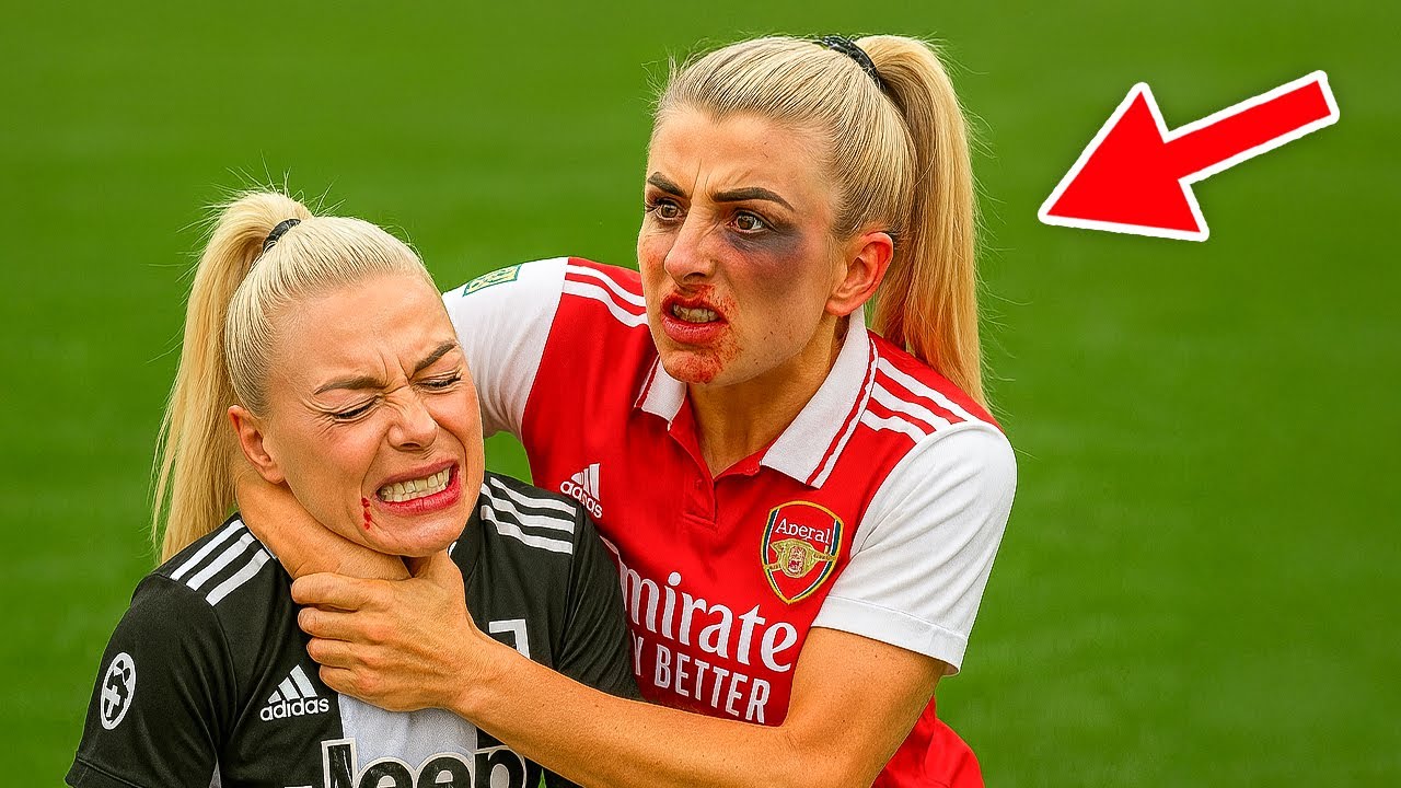 Самые безумные красные карточки в женском футболе