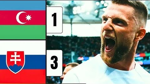 AZƏRBAYCAN 1 : 3 SLOVAKİYA | UEFA MİLLƏTLƏR LİQASI