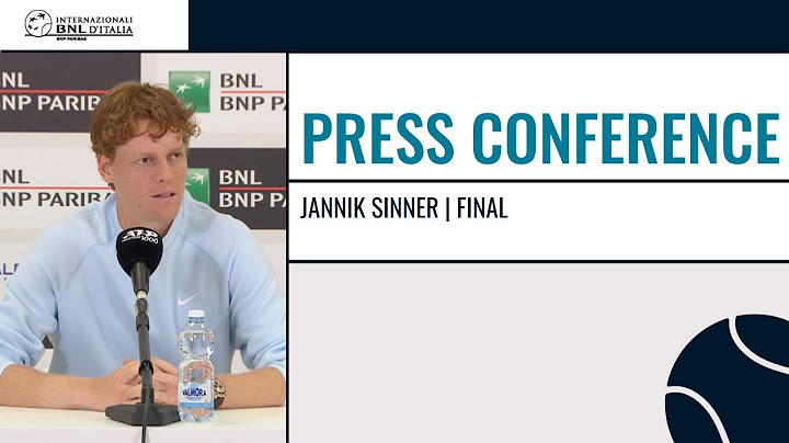 Jannik Sinner Final Press Conference | Internazionali BNL d’Italia 2025