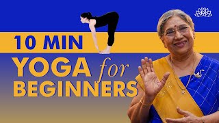 Yoga for Beginners: Simple 10Minute Practice for All Beginners | Health & WellBeing | Dr. Hansaji