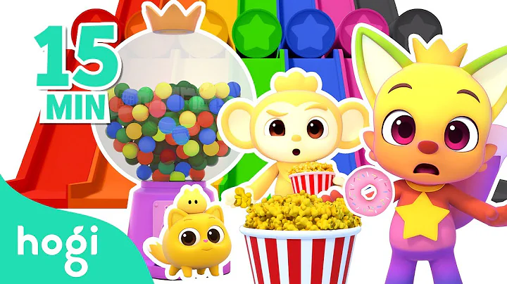 [👍🏻Best 5] Learn Colors with Slide and More!｜+ Compilation｜Colors for Kids｜Hogi Nursery Rhymes