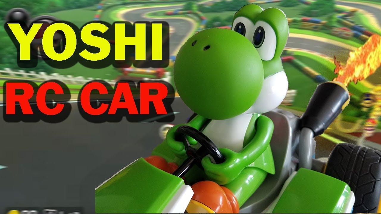 Mario Kart 8 Remote Controlled Yoshi RC Car By Carrera Review - YouTube