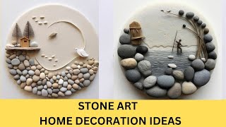 latest pebble Art   Rock Sculptures 2023   Stone Painting ideas 2023  DIY home Crafts  Stone Art