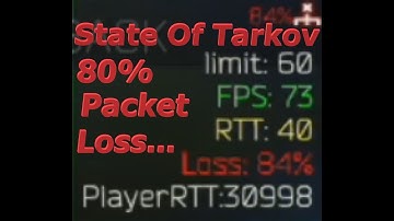 80 Percent Packet Loss The State of Tarkov - Escape from Tarkov