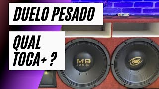 TRETA! EROS MB 2.2K vs EROS 2012GDS 12 Pol - TESTE MUSICAL