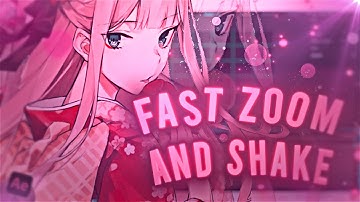 Low Shake + Fast Zoom Transition | After Effects AMV Tutorial