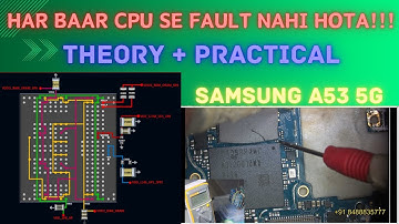 Samsung A53 5G Dead Solution | Fault Finding With Schematic Diagram | Mobitech Institute