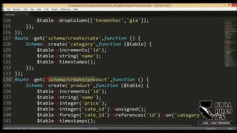 18 Bài 17  Tìm Hiểu Về Schema Builder Trong Laravel 5 x Phần 5   Lập Trình Laravel Khoa Phạm