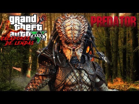 A LENDA DO PREDATOR / YAUTJA !!! (Assustador) GTA 5 Caçadores De Lendas