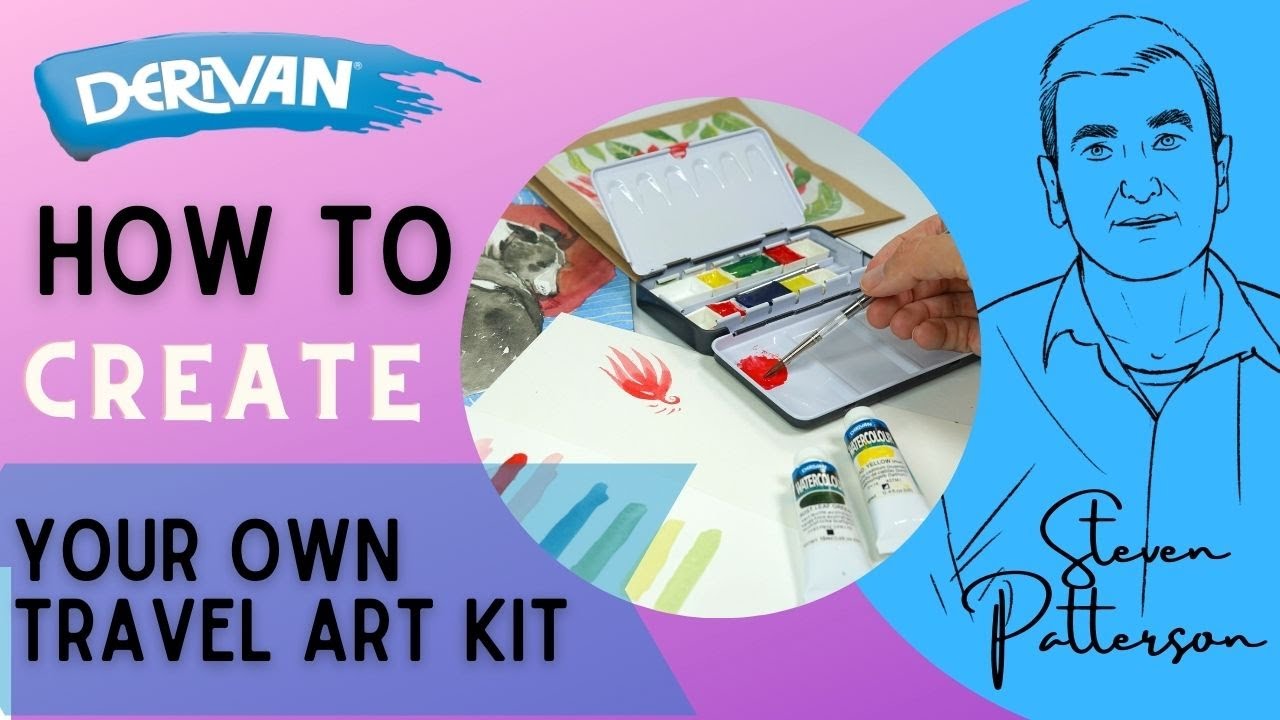 How to make a travelling kit for sketching & painting