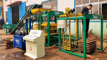QT4-18 Automatic hydraulic cement pavement brick plant, concrete hollow block machine price for sale