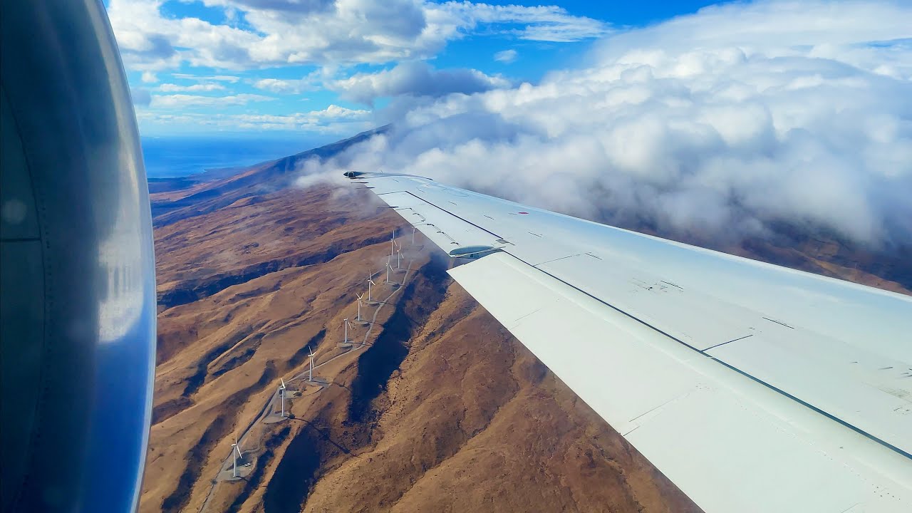 4K] – Stunning Maui Landing – Hawaiian Airlines – Boeing 717
