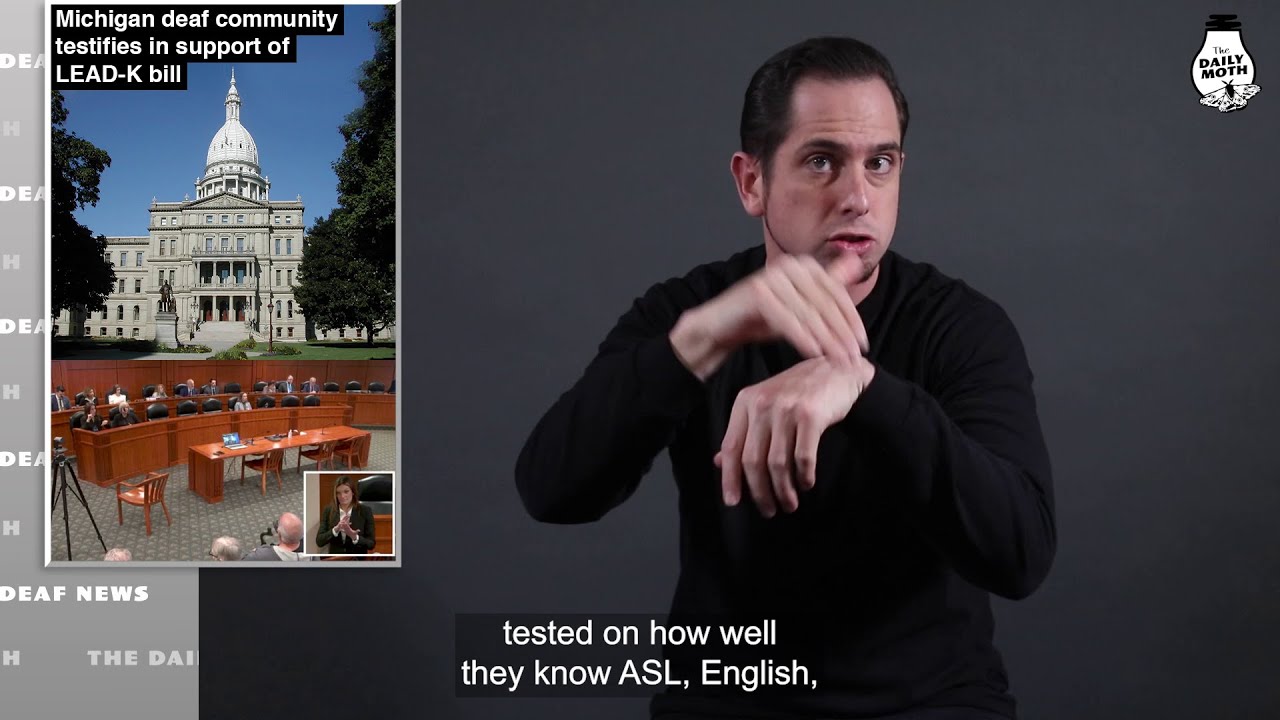 Michigan deaf community testifies in support of LEAD-K bill