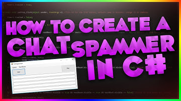 How To Create A Chat Spammer in C# (Visual Studio 2017 // Visual C#)