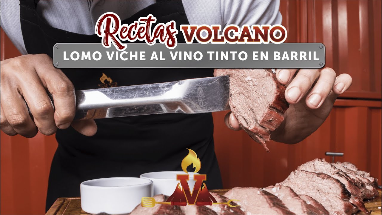 🥩 Lomo al vino tinto en barril con 🌋 Volcano Asadores 🔥