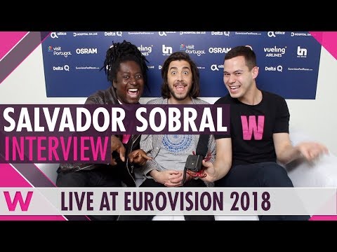 Eurovision winner Salvador Sobral @ 2018 grand final (INTERVIEW)