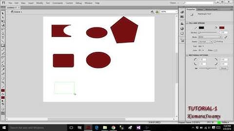 Flash Tutorial: How to modify shapes - Merge,Primitive,Objective