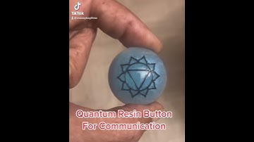 Quantum Resin Button 🅱️ for Communication