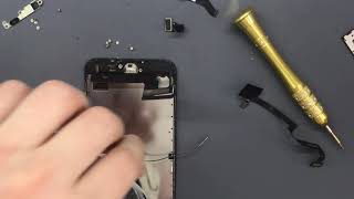 iPhone 7 - Не работает кнопка Home, оторван шлейф на дисплее.