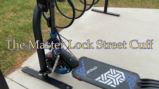 Essential Electric Scooter Accessories: Master Lock Street Cuff Review (Best Portable Lock!)