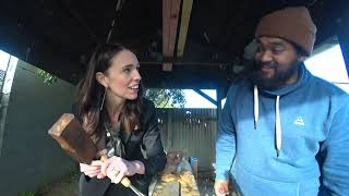 Broxh gets a visit from Auntie Jacinda Ardern