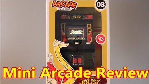 Joust Mini Arcade Game Review Basic Fun Arcade Classics #08 - The No Swear Gamer