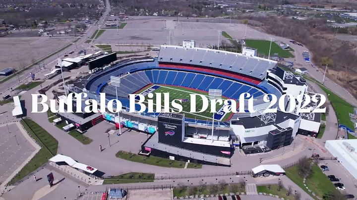 Highmark Stadium Home of the Buffalo Bills - Aerial Drone Video in 4K
