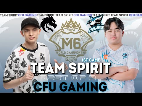 ПЕРВАЯ САВАГА ДЛЯ СНГ!!! | Team Spirit vs CFU Gaming Bo3 | ИГРА 1| M6 SWISS STAGE