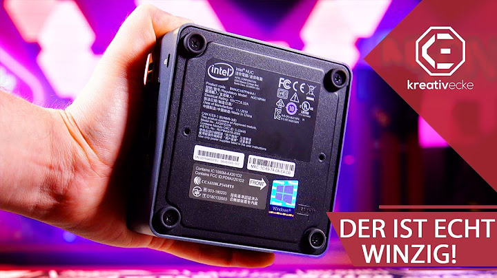 DIESER PC IST SO GROß (klein) WIE MEINE HAND! Kann man damit zocken? Intel Nuc (Cometlake-u)